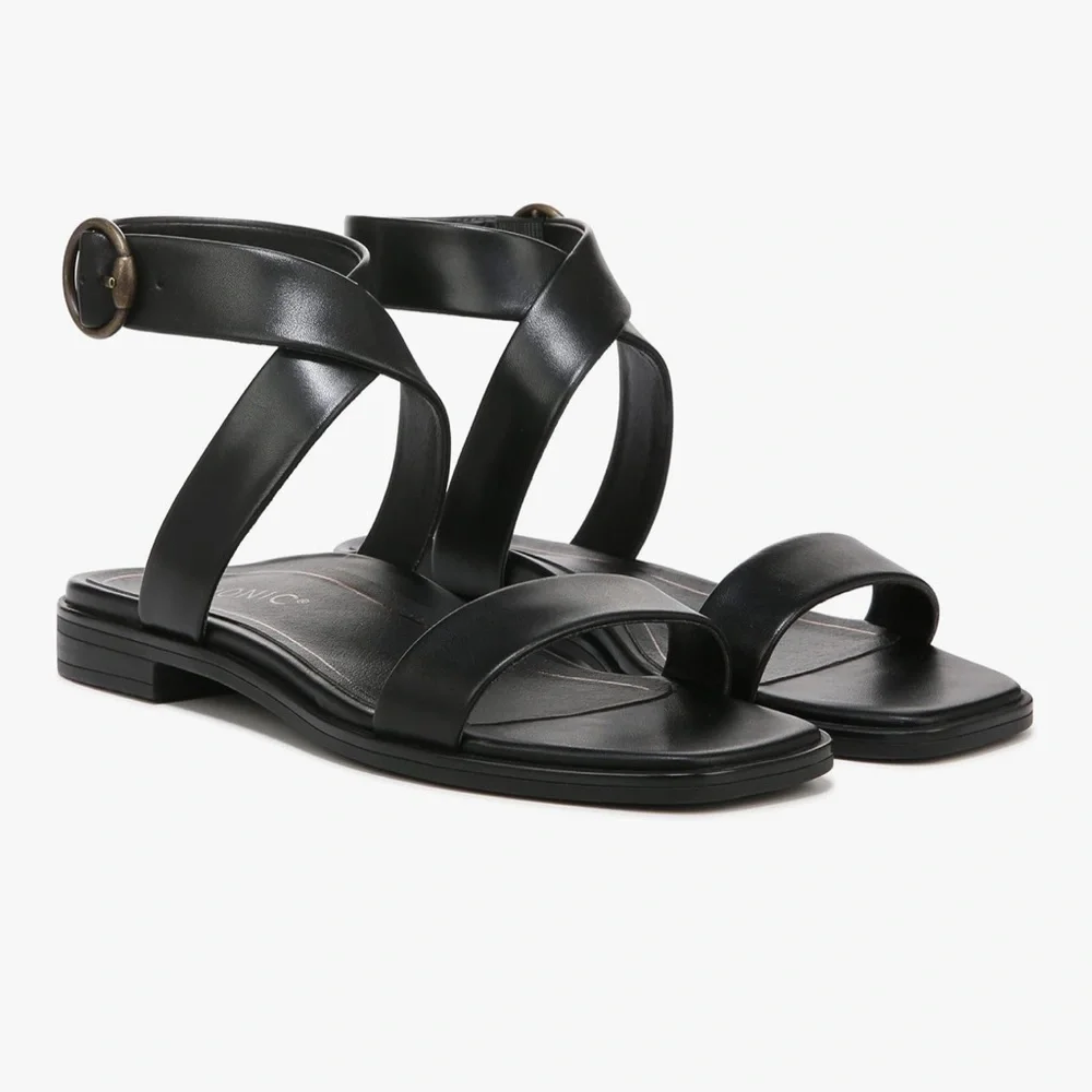 Vionic black strappy sandals - Picture 5 of 8